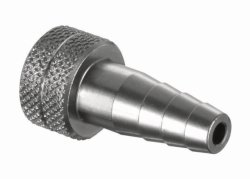 Tubing Connection for Teclu burners with thread connection | Description : G 1/4 left-hand thread